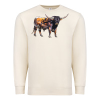 Sandshell Texas Longhorn Bull Premium Sweatshirt - LillyAllenDesigns