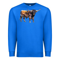 True Royal Texas Longhorn Bull Premium Sweatshirt - LillyAllenDesigns