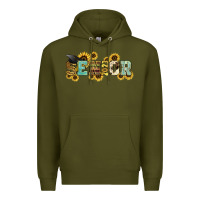 Army Green senior 2023 sunflower Premium Hoodie - NancyCooperArtShop