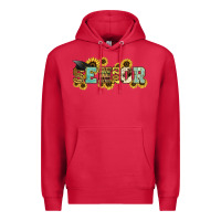 Cardinal senior 2023 sunflower Premium Hoodie - NancyCooperArtShop