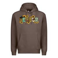 Coffee senior 2023 sunflower Premium Hoodie - NancyCooperArtShop