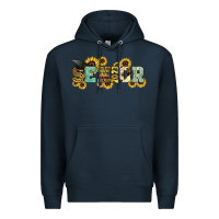 Navy senior 2023 sunflower Premium Hoodie - NancyCooperArtShop