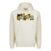 Oatmeal Heather senior 2023 sunflower Premium Hoodie - NancyCooperArtShop