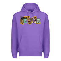 Purple senior 2023 sunflower Premium Hoodie - NancyCooperArtShop