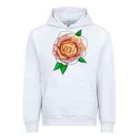 White Fun In The Sun Rose Urban Hoodie - LillyAllenDesigns