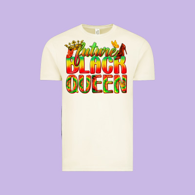 Vintage Tee future black queen