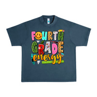 Midnight Navy fourth grade energy Urban Heavy Tee - texasbilliewilder