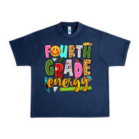 Navy fourth grade energy Urban Heavy Tee - texasbilliewilder