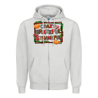 Dove Grey crazy grateful and thankful Zipper Hoodie - AdoDesignShop