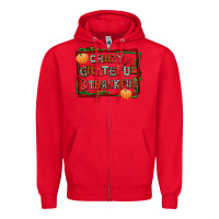 Red crazy grateful and thankful Zipper Hoodie - AdoDesignShop
