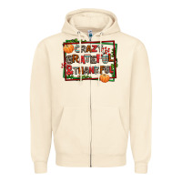 Sandshell crazy grateful and thankful Zipper Hoodie - AdoDesignShop