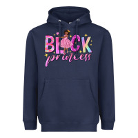 Navy black princess black girl Heavyweight Hoodie - NancyCooperArtShop