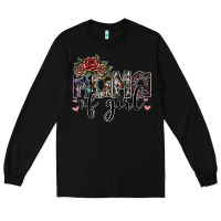 Black mama of girl Long Sleeve Tee - SublimationCraftShop