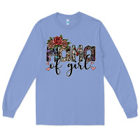 Colony Blue mama of girl Long Sleeve Tee - SublimationCraftShop