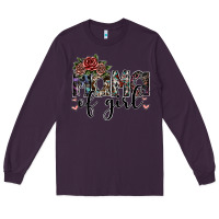 Plum mama of girl Long Sleeve Tee - SublimationCraftShop