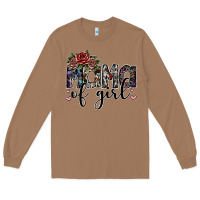 Toasted Coconut mama of girl Long Sleeve Tee - SublimationCraftShop