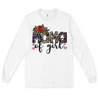 White mama of girl Long Sleeve Tee - SublimationCraftShop