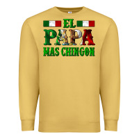 Antique Gold El Papa Mas Chingon Mexican Premium Sweatshirt - LillyAllenDesigns