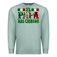 Seafoam El Papa Mas Chingon Mexican Premium Sweatshirt - LillyAllenDesigns
