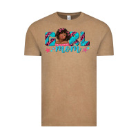 Vintage Coffee girl mom afro black girl Vintage Tee - texasbilliewilder