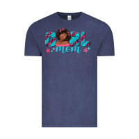Vintage Denim girl mom afro black girl Vintage Tee - texasbilliewilder