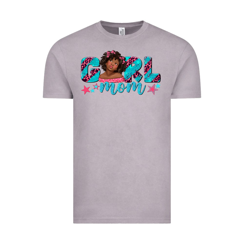 Girl Mom Afro Black Girl Vintage Tee by texasbilliewilder | Teevron