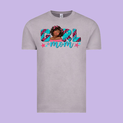 Vintage Tee girl mom afro black girl