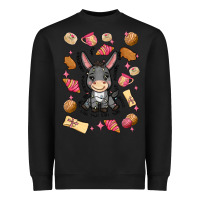 Black mi donkey mexican concha Heavyweight Sweatshirt - MaliasSmallBusiness
