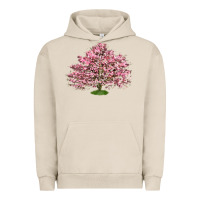 Pigment French Oak Flowering Dogwood Tree Urban Hoodie - LillyAllenDesigns