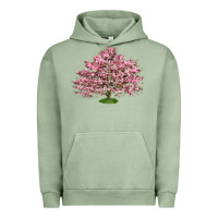 Pigment Oil Green Flowering Dogwood Tree Urban Hoodie - LillyAllenDesigns