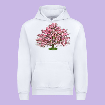 Flowering Dogwood Tree Urban Hoodie Designed By Lillyallendesigns
