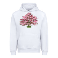 White Flowering Dogwood Tree Urban Hoodie - LillyAllenDesigns