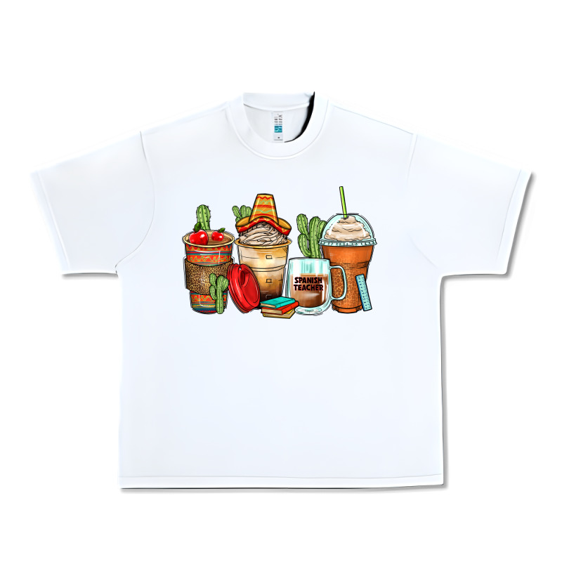 Spanish Teacher Coffee Cups Urban Heavy Tee by Zillion Design Studio | Teevron