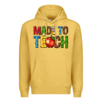 Antique Gold made to teach Premium Hoodie - NancyCooperArtShop