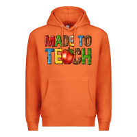 Carrot made to teach Premium Hoodie - NancyCooperArtShop