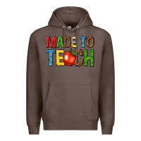 Coffee made to teach Premium Hoodie - NancyCooperArtShop