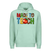 Seafoam made to teach Premium Hoodie - NancyCooperArtShop