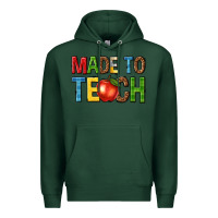 Sports Green made to teach Premium Hoodie - NancyCooperArtShop
