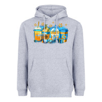 Heather Grey hanukkah coffee Heavyweight Hoodie - Jasminsmagicworld