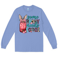 Colony Blue Some Bunny needs coffee Long Sleeve Tee - Neo Western