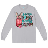 Moon Dust Some Bunny needs coffee Long Sleeve Tee - Neo Western