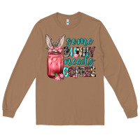 Toasted Coconut Some Bunny needs coffee Long Sleeve Tee - Neo Western