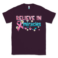 Plum believe in miracles with ribbon Classic Tee - HRA Design Shop