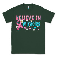 Sports Green believe in miracles with ribbon Classic Tee - HRA Design Shop