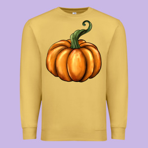 Pumpkin Premium Sweatshirt Designed By Barkaloodesign