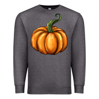 Charcoal Heather pumpkin Premium Sweatshirt - BarkalooDesign
