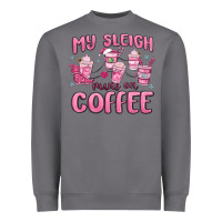Storm my sleigh runs on coffee Heavyweight Sweatshirt - MaliasSmallBusiness