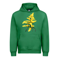 Emerald Botanical Goldenrod Urban Hoodie - LillyAllenDesigns
