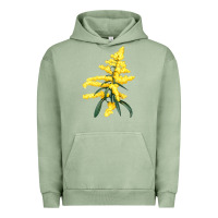 Pigment Oil Green Botanical Goldenrod Urban Hoodie - LillyAllenDesigns