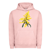 Pigment Salmon Botanical Goldenrod Urban Hoodie - LillyAllenDesigns